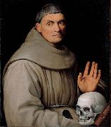 Jacopo Bassano Portrait of a Franciscan Friar oil painting on canvas